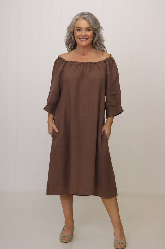 Evie Linen Dress