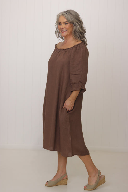 Evie Linen Dress