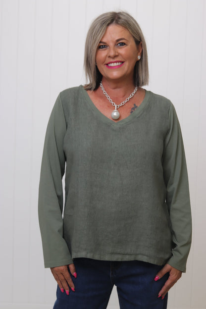 Amalia Sleeved Top