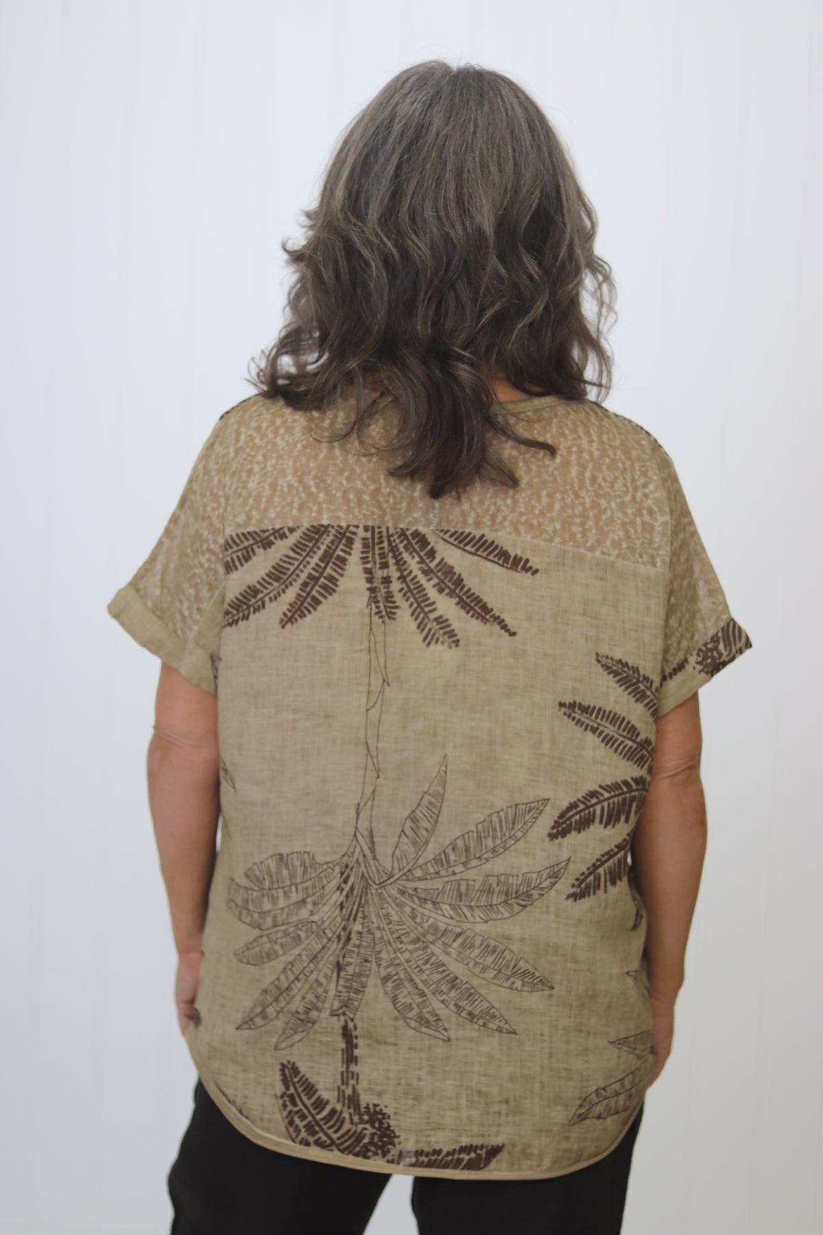 Palm Linen Tee